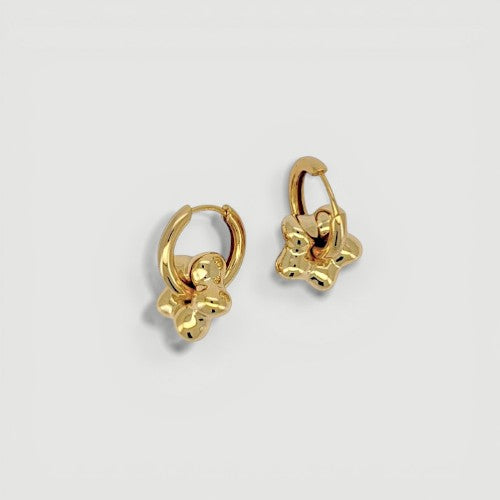 Star Charm Hoop Earrings1