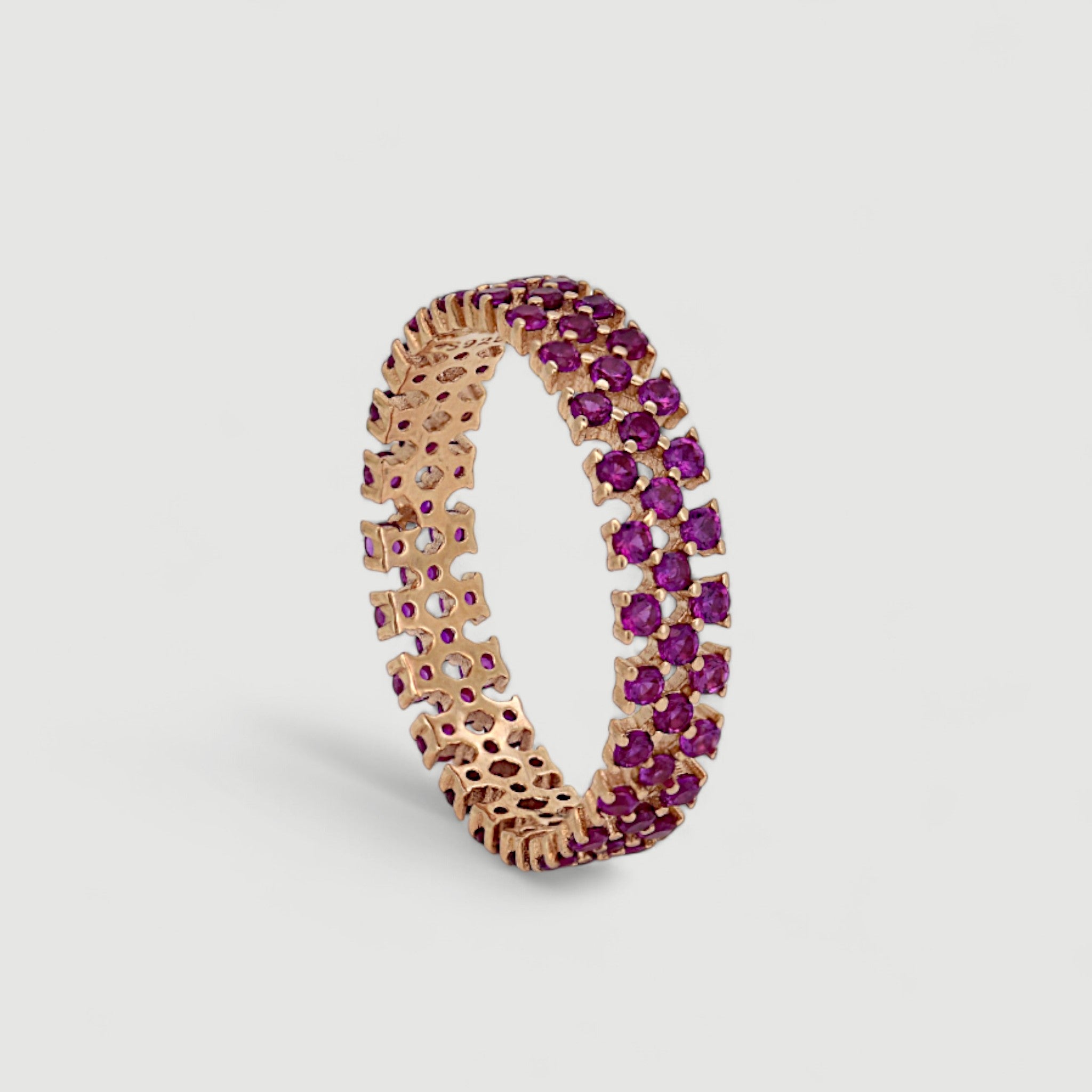 Pink Sapphire Eternity Band1