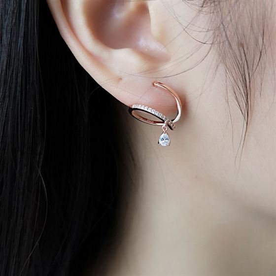 Curved Drop Earrings2