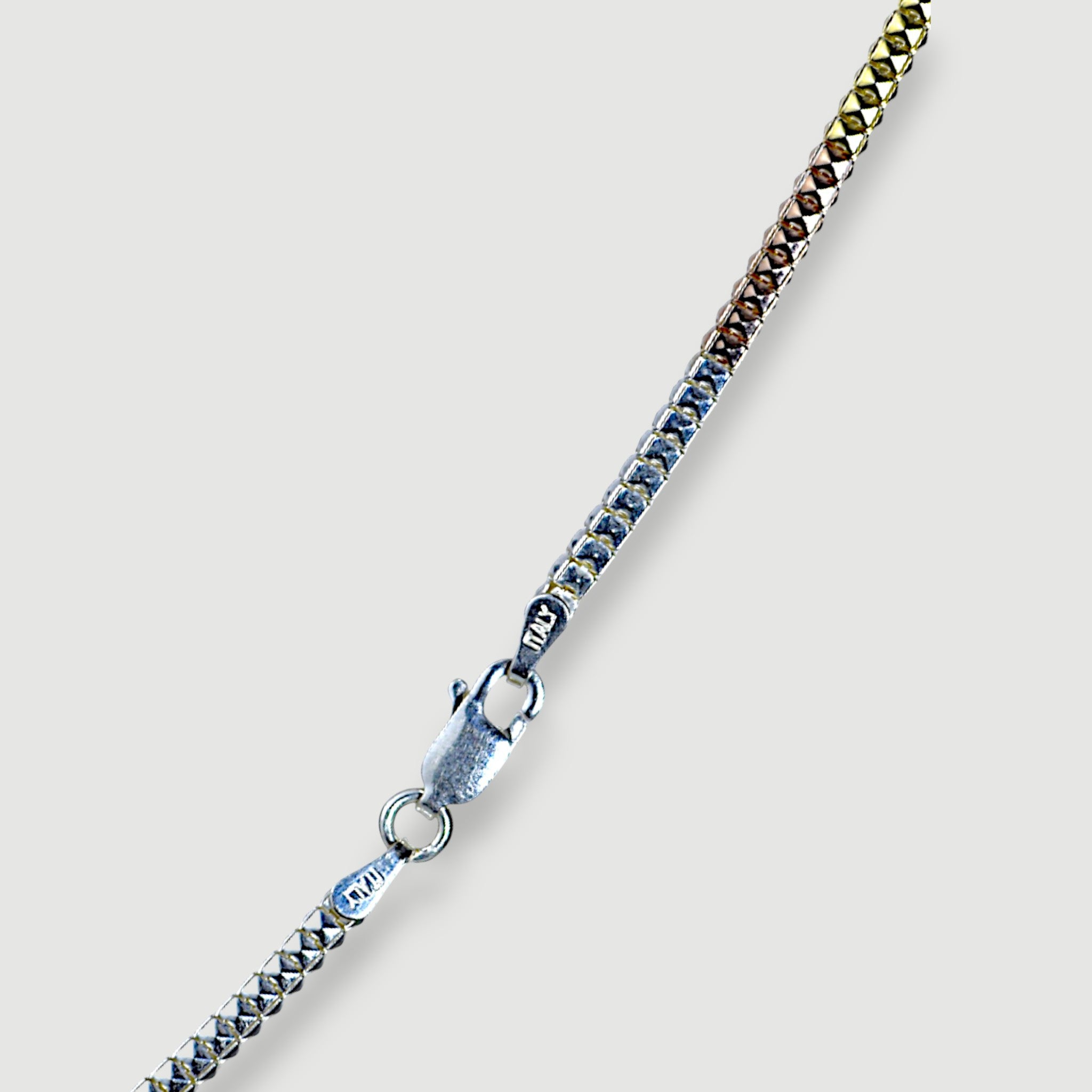 Tricolor Italian Chain Necklace