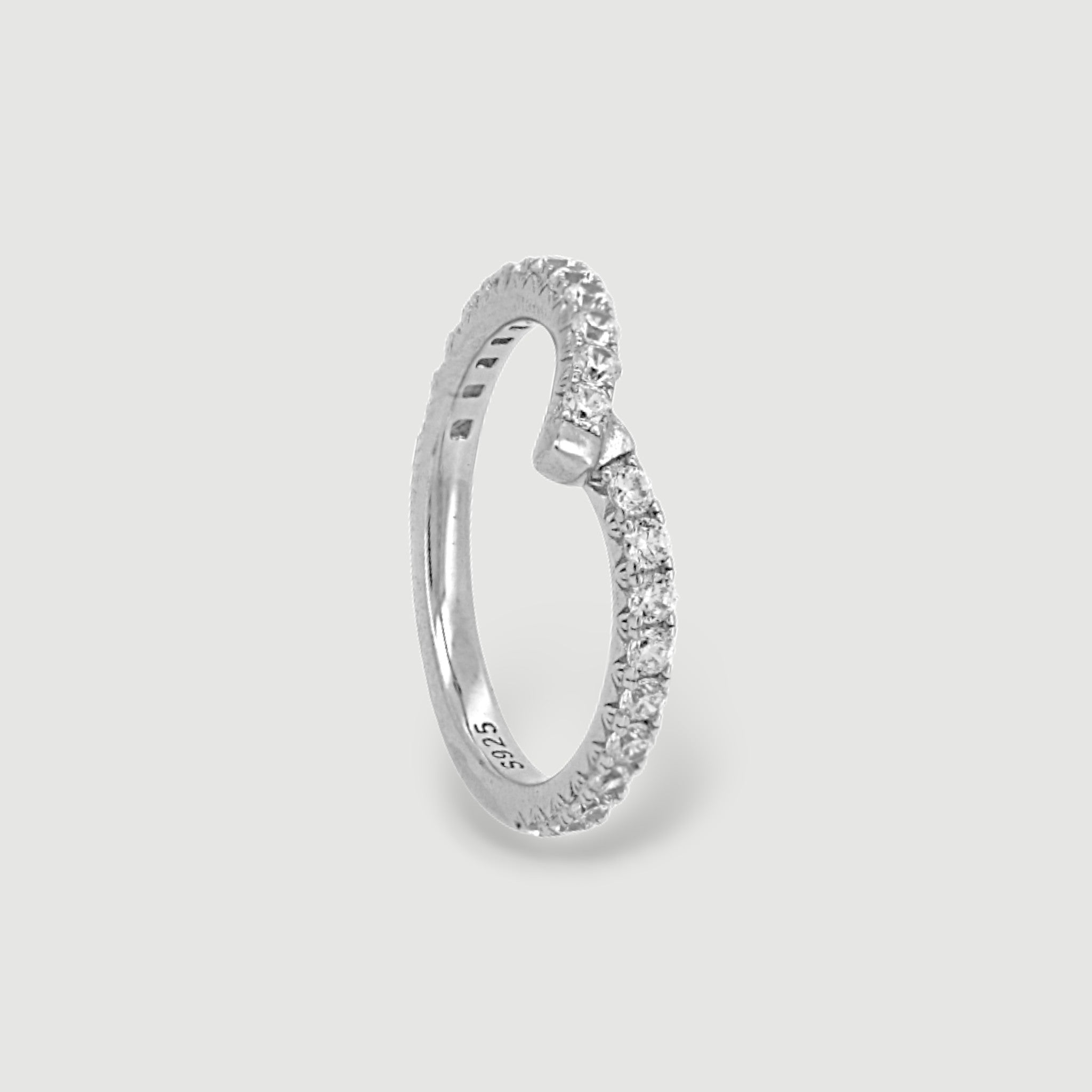 V-Shape Pave Ring87
