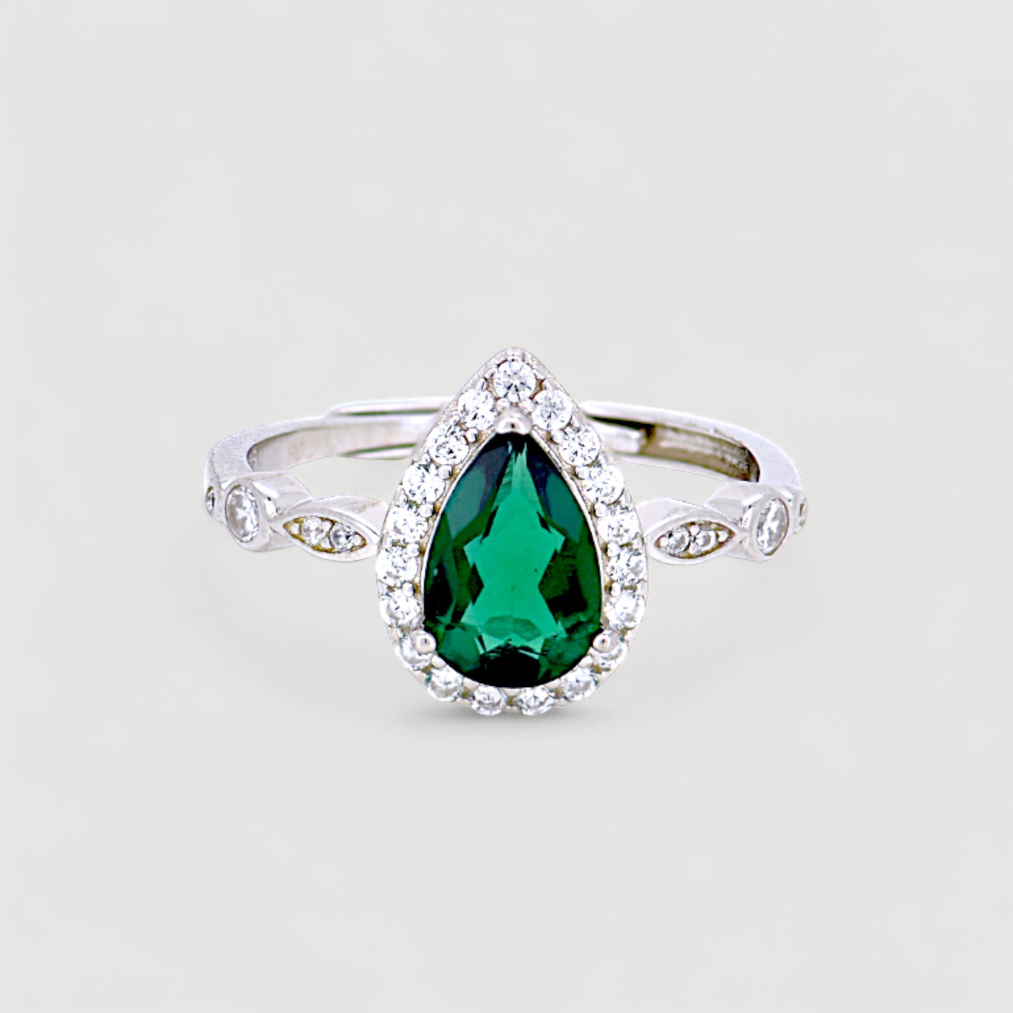 Waterdrop Gemstone Ring1