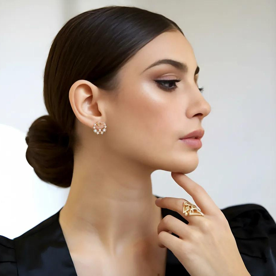Wreath Stud Earrings