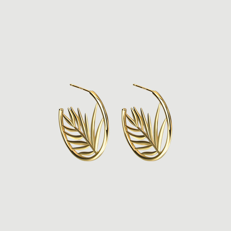 amara-jewels-gold-palm-leaf-hoop-earrings