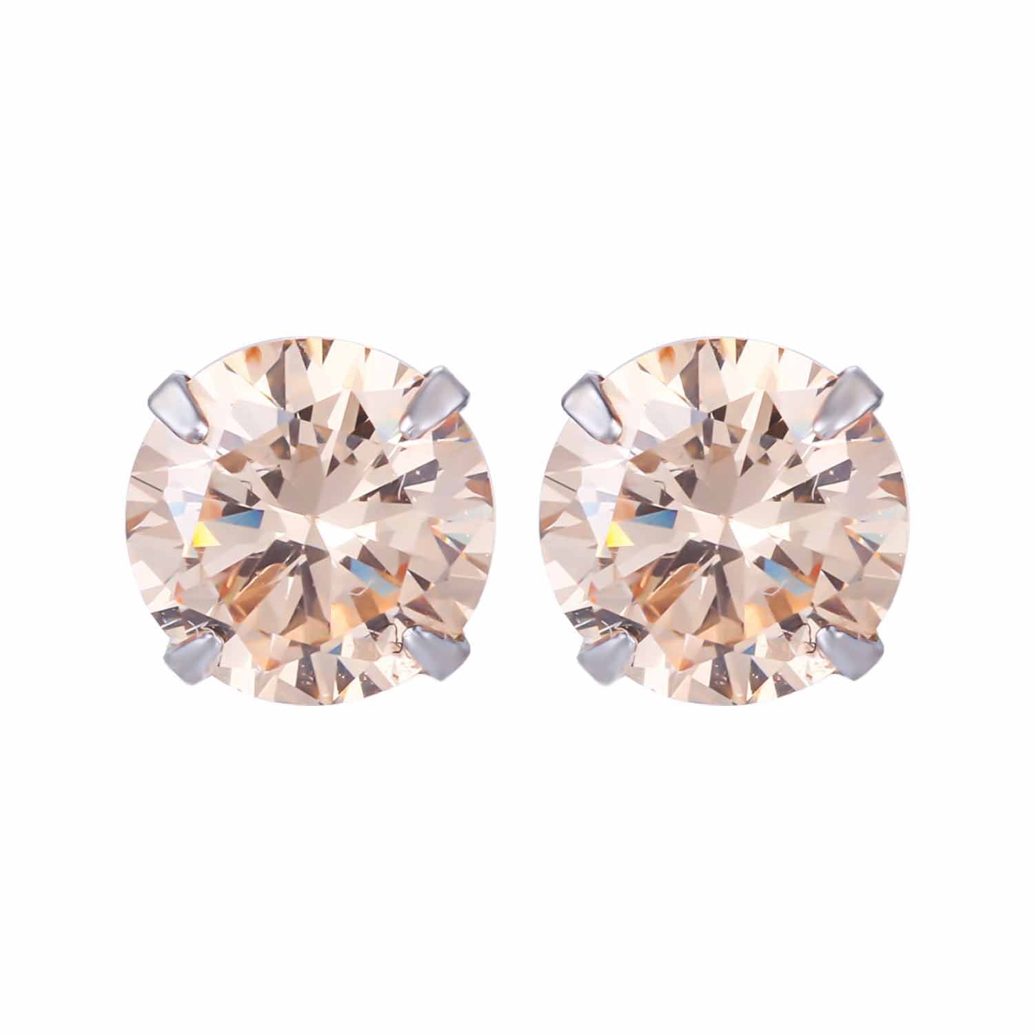Champagne Stud Earrings1