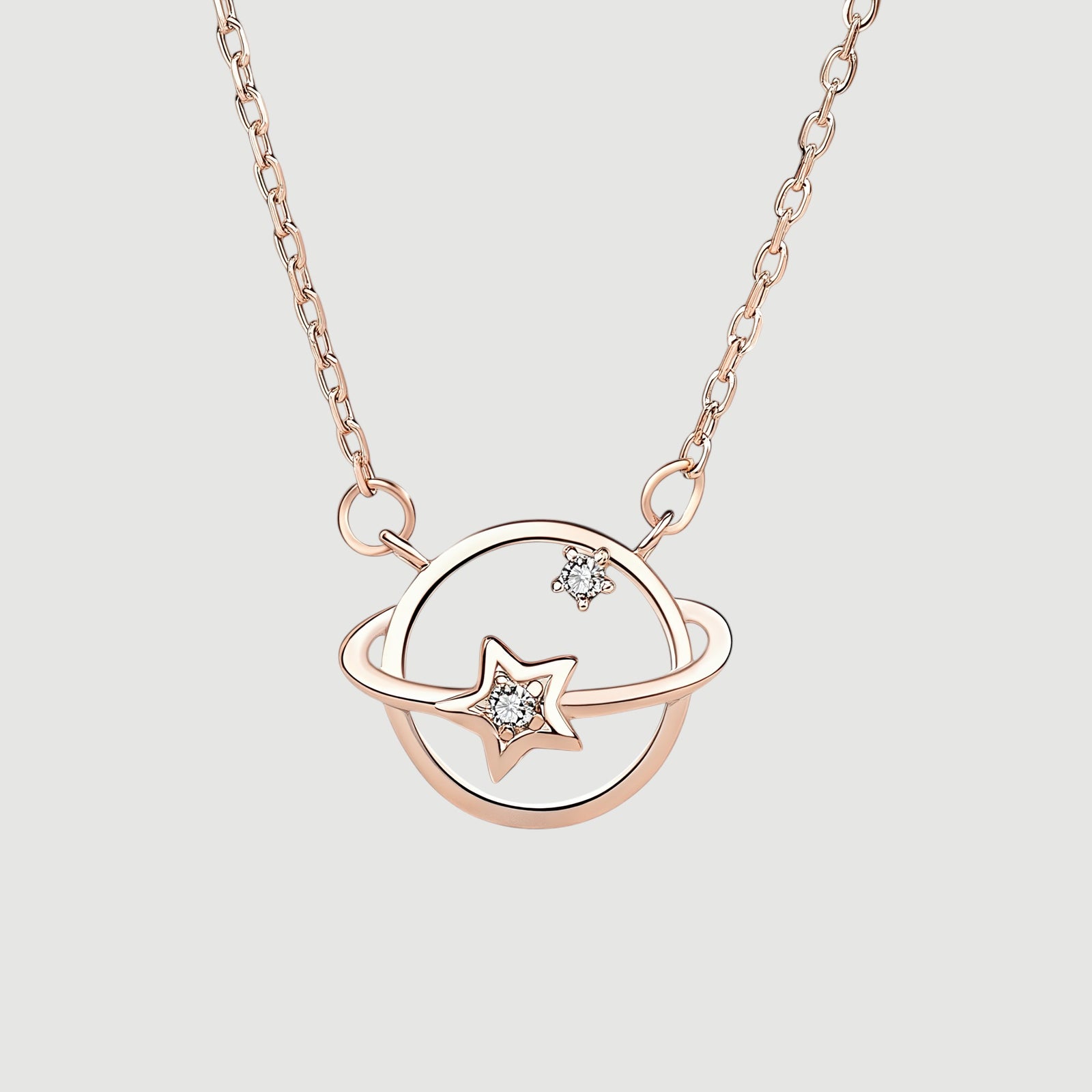Cosmic Star Orbit Necklace