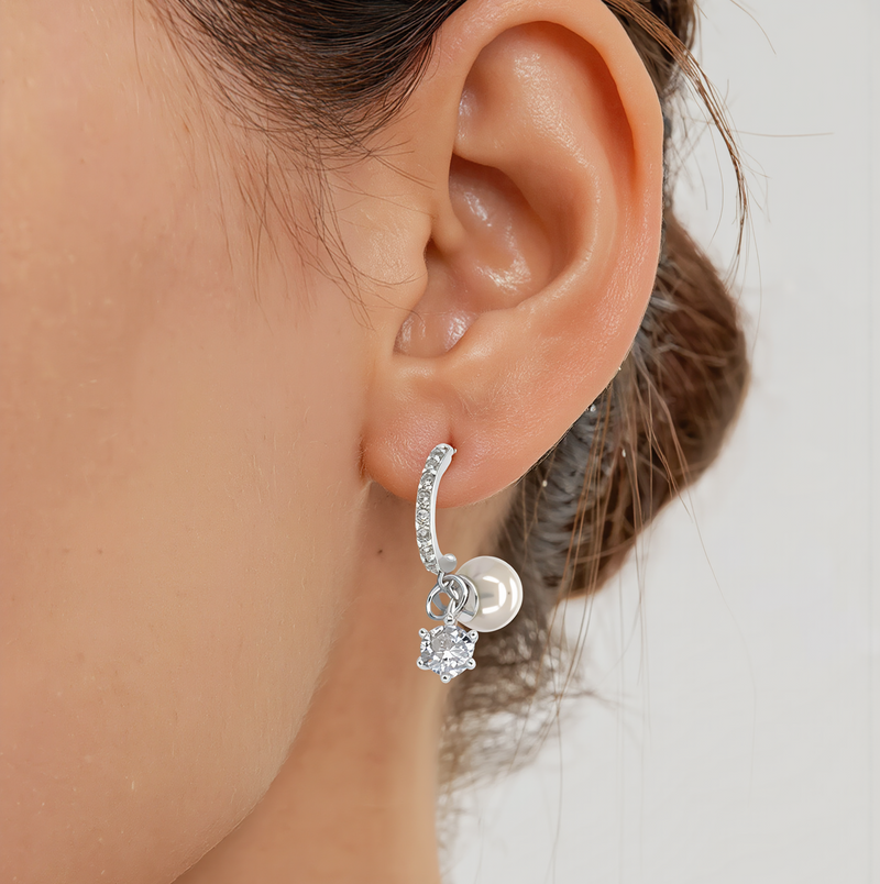 Snowflake Dangle Earrings