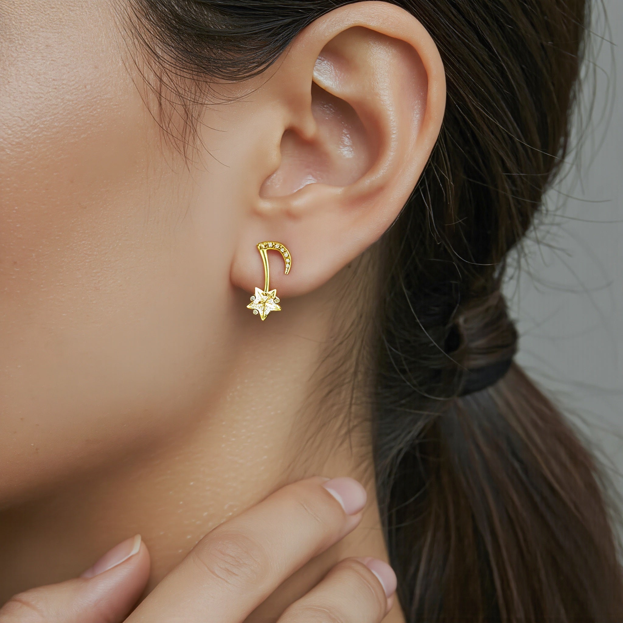 Asymmetry Music Earrings