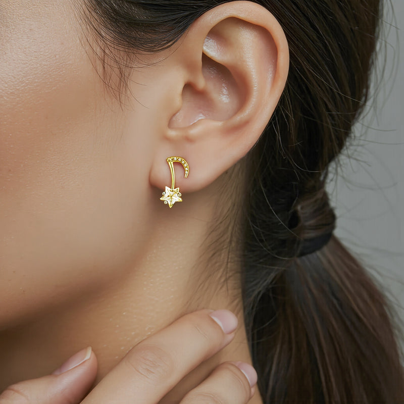 Asymmetry Music Earrings